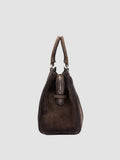 QUENTIN 009 - Brown Suede Bag