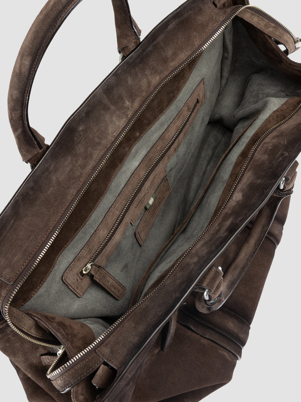 QUENTIN 009 - Brown Suede Bag