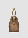 QUENTIN 009 - Taupe Suede Bag