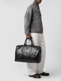 QUENTIN 009 - Black Leather Bag