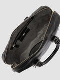 QUENTIN 019 - Black Leather Briefcase