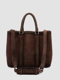 QUENTIN 021 - Brown Suede Briefcase