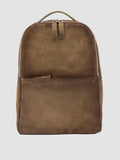 QUENTIN 023 - Taupe Suede Backpack - image OCBENNI23LIGC3F395TU0 - 1