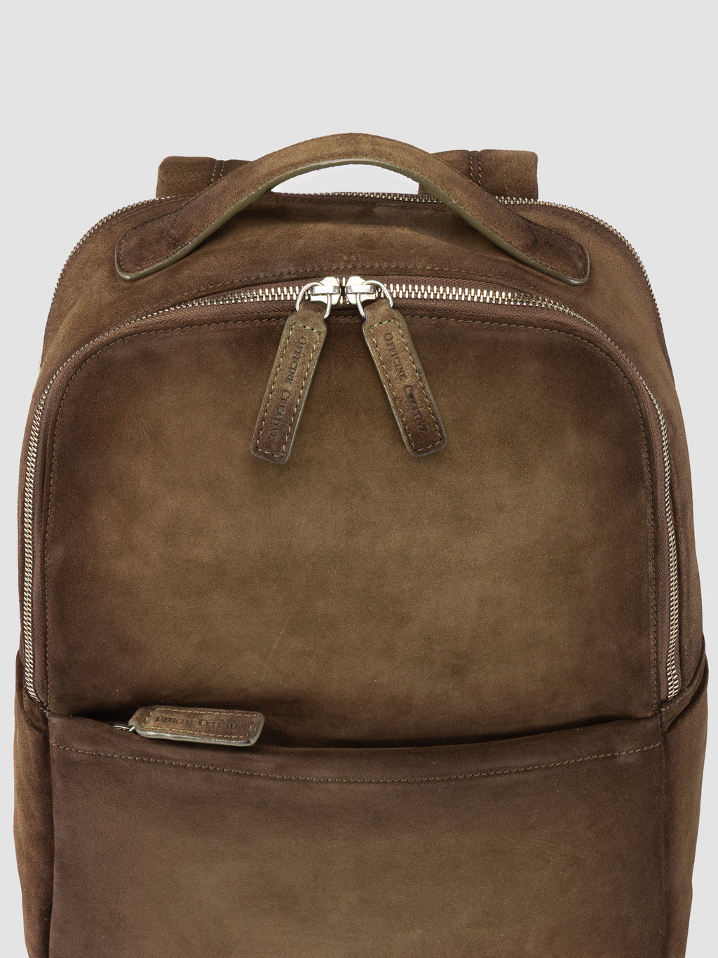 QUENTIN 023 - Taupe Suede Backpack - image OCBENNI23LIGC3F395TU0 - 2