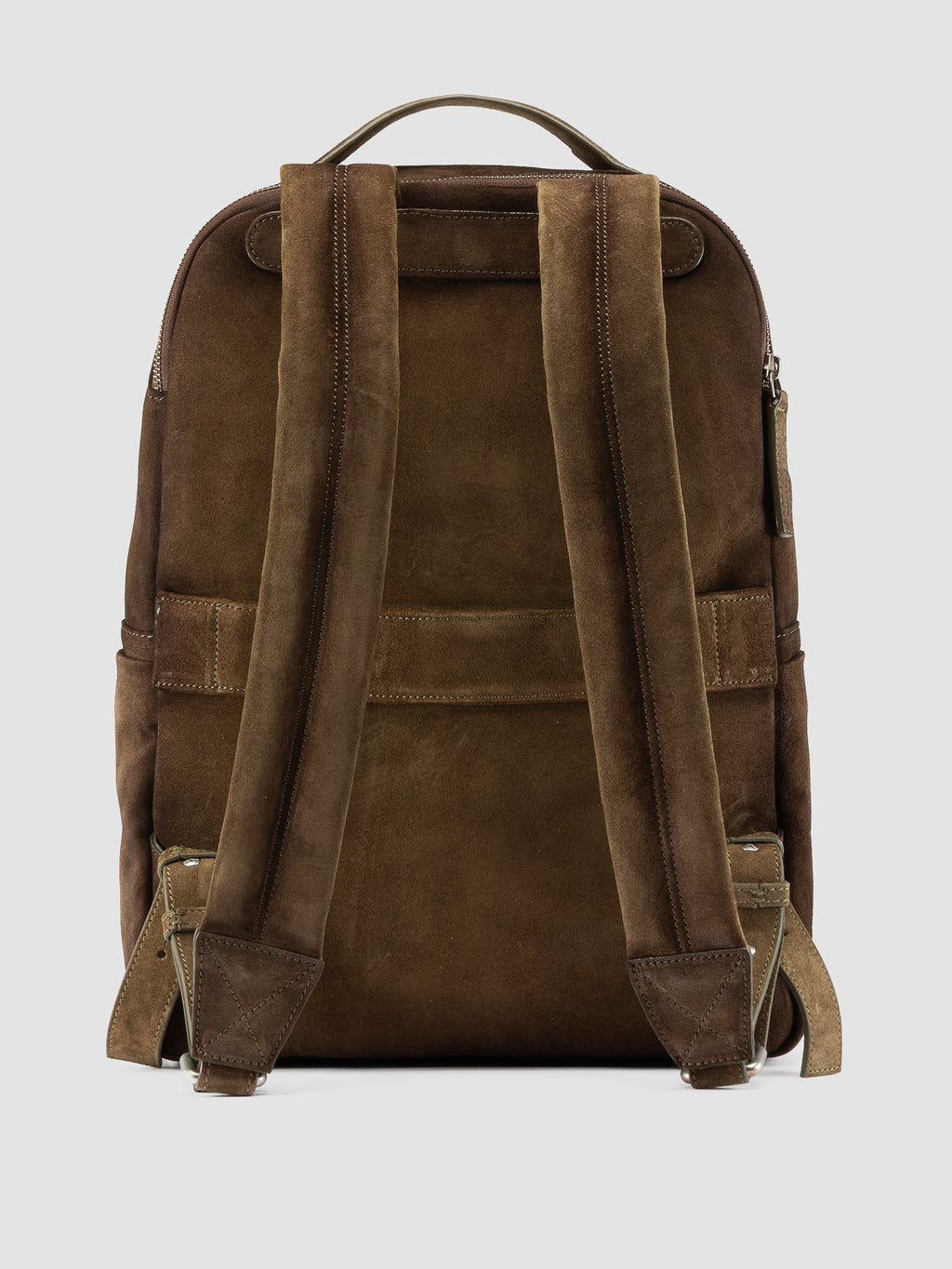 QUENTIN 023 - Taupe Suede Backpack - image OCBENNI23LIGC3F395TU0 - 4