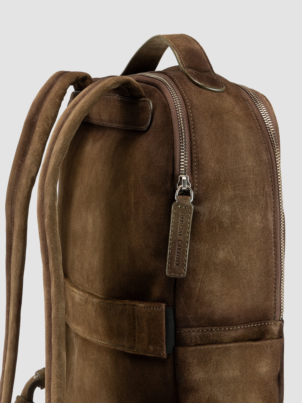 QUENTIN 023 - Taupe Suede Backpack - image OCBENNI23LIGC3F395TU0 - 6