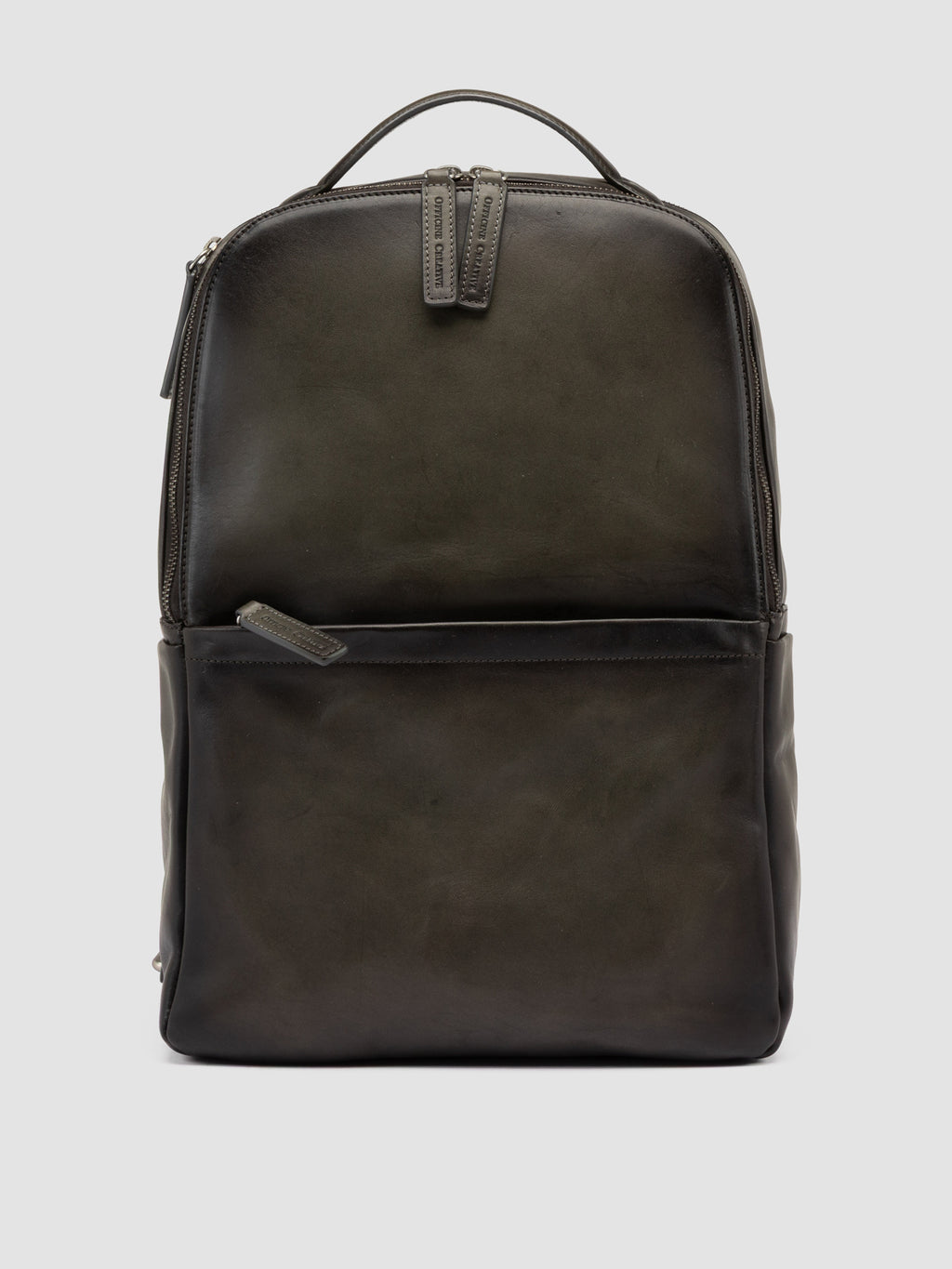 QUENTIN 023 - Grey Suede Backpack - image OCBENNI23TUCS31103TU0 - 1