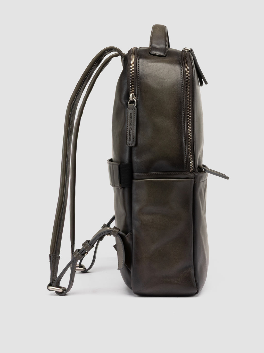 QUENTIN 023 - Grey Suede Backpack - image OCBENNI23TUCS31103TU0 - 3