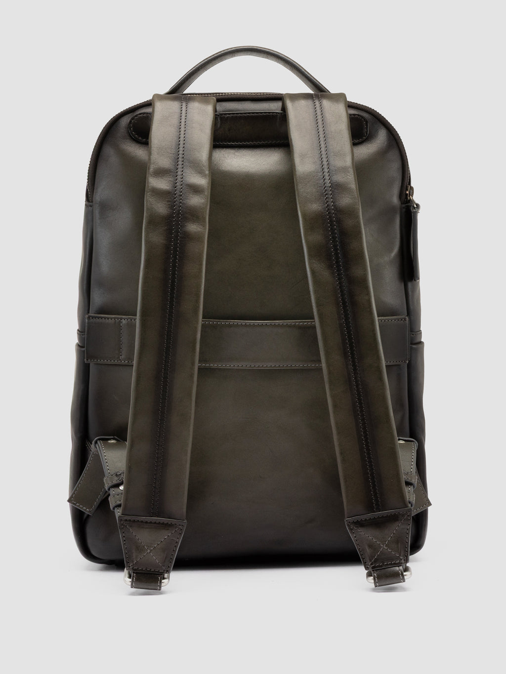 QUENTIN 023 - Grey Suede Backpack - image OCBENNI23TUCS31103TU0 - 4