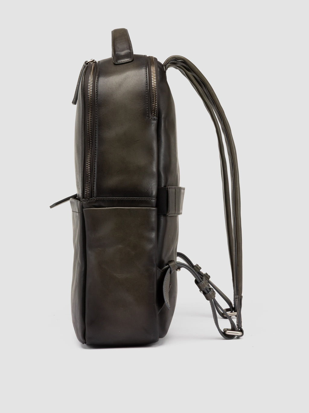 QUENTIN 023 - Grey Suede Backpack - image OCBENNI23TUCS31103TU0 - 5