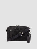 QUENTIN 025 - Black Suede Pouch Bag