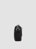 QUENTIN 025 - Black Suede Pouch Bag