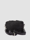 QUENTIN 025 - Black Suede Pouch Bag