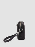 QUENTIN 025 - Black Suede Pouch Bag