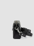 QUENTIN 025 - Black Leather Pouch Bag - image OCBENNI25TUCS31000TU0 - 6