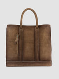 QUENTIN 026 - Taupe Suede Briefcase