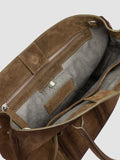 QUENTIN 026 - Taupe Suede Briefcase