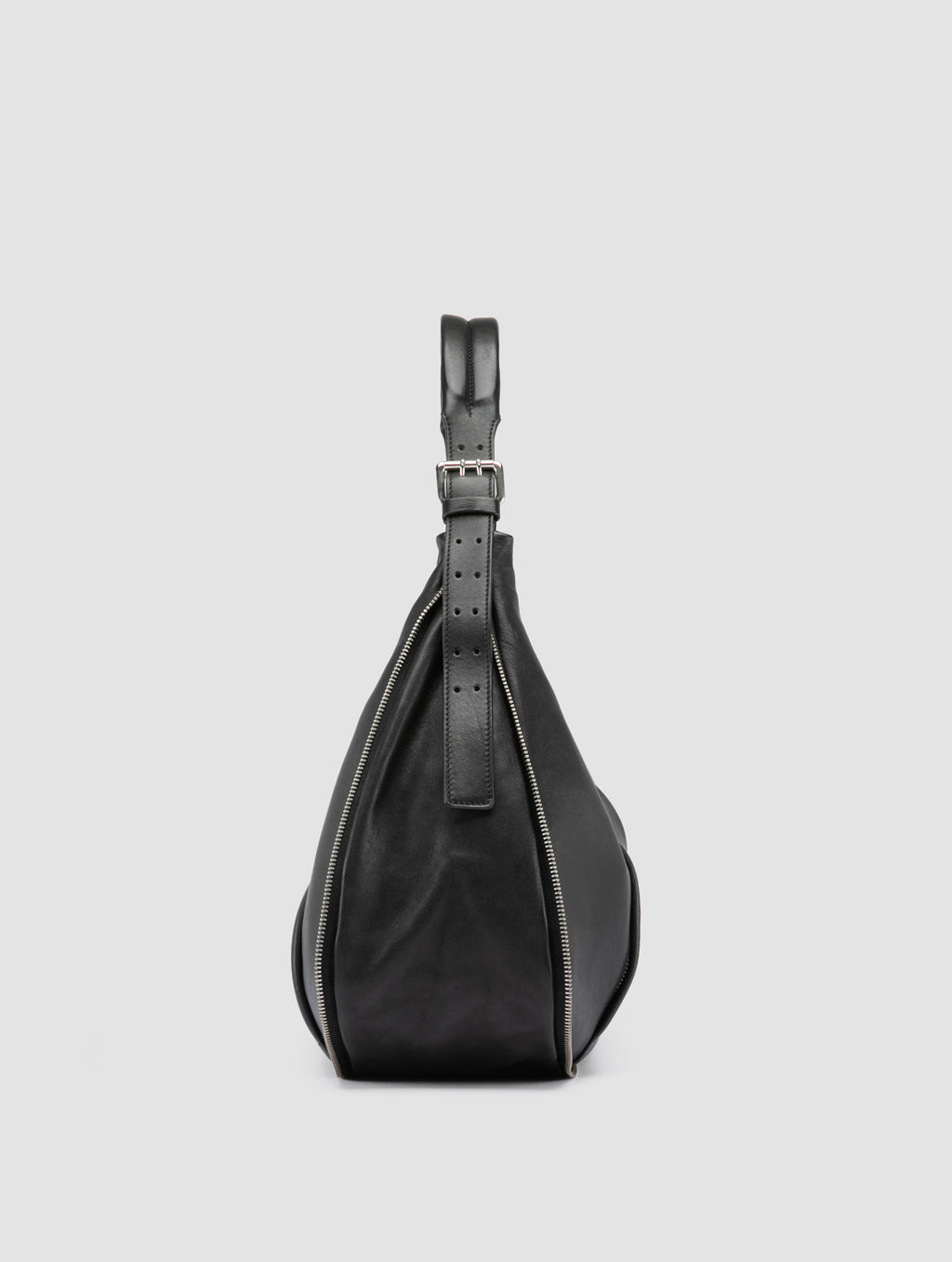 GHINZA 002 - Black Leather Shoulder Bags