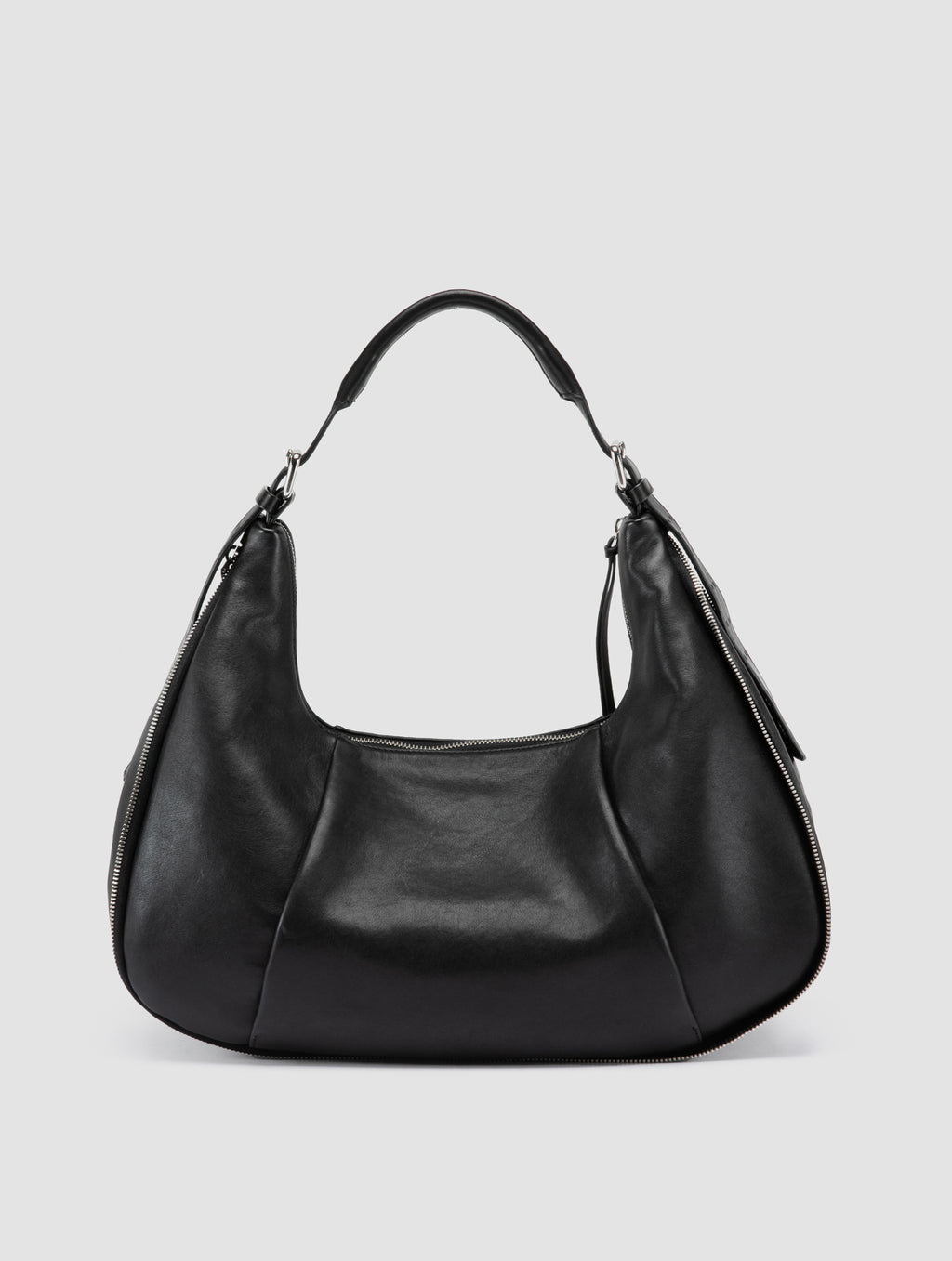 GHINZA 002 - Black Leather Shoulder Bags
