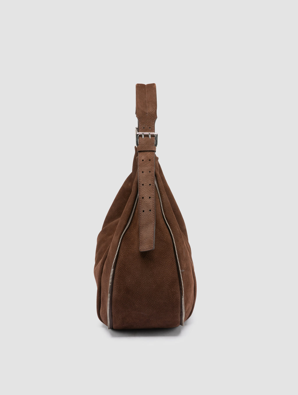 GHINZA 002 - Brown Suede Shoulder Bags