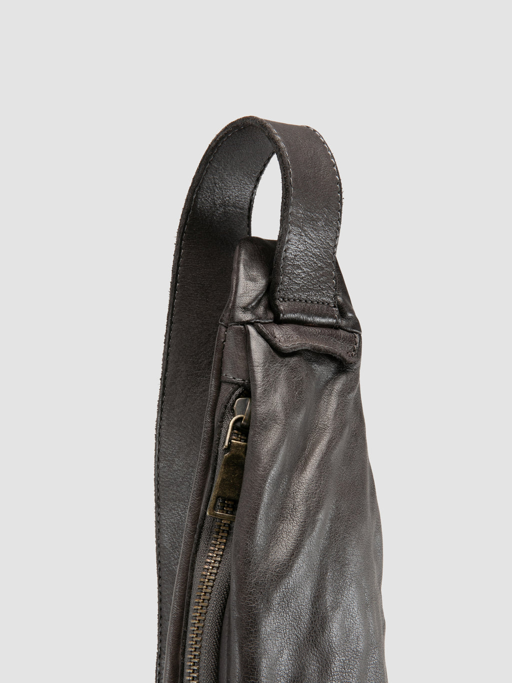 HELMET 30 - Grey Leather Waistpack
