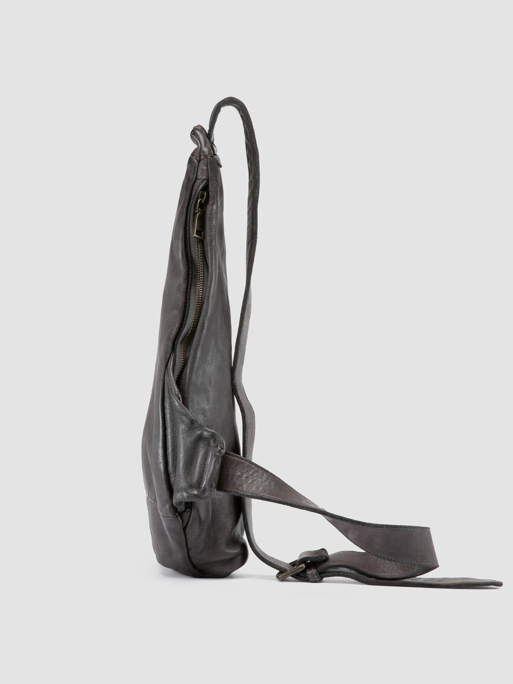 HELMET 30 - Grey Leather Waistpack