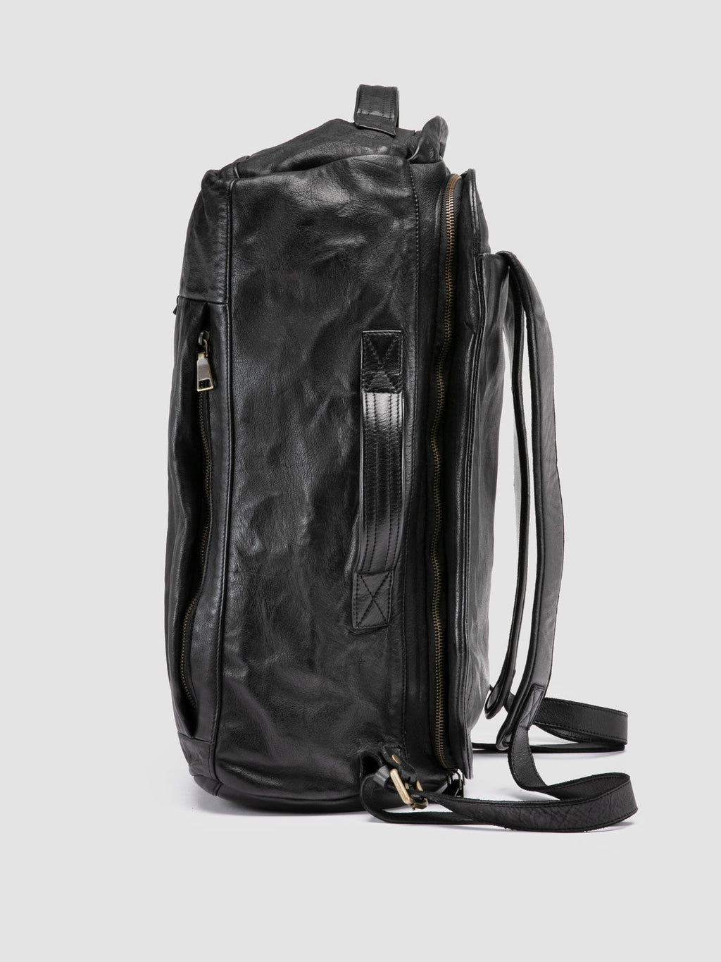 HELMET 052 - Black Leather Backpack - image OCBHELM52IGNIS1000TU0 - 6