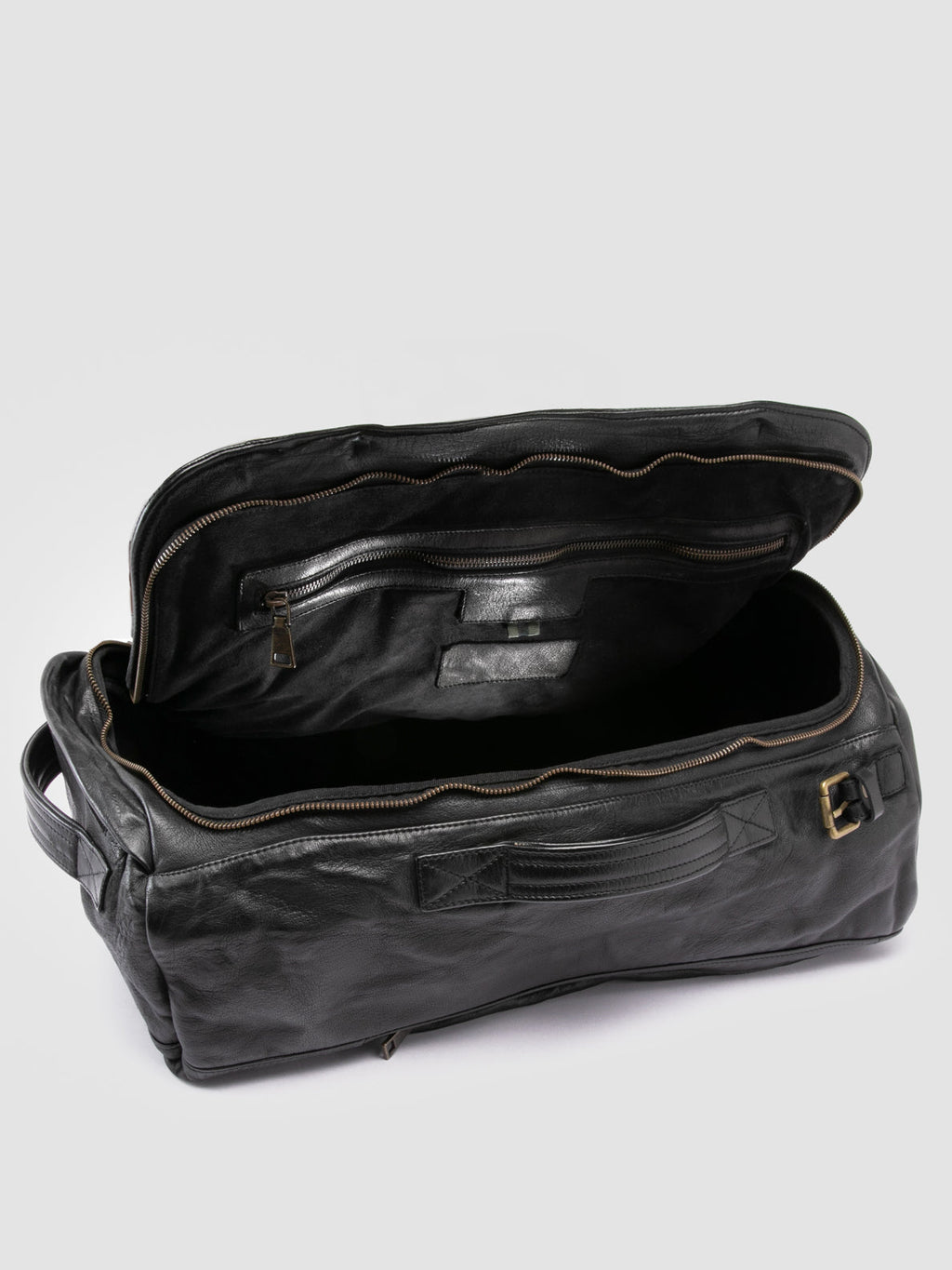 HELMET 052 - Black Leather Backpack - image OCBHELM52IGNIS1000TU0 - 8