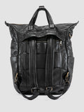 HELMET 055 - Schwarzer Lederrucksack