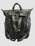 HELMET 055 - Green Leather Backpack