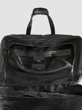 HELMET 056 - Black Leather Travel Bag