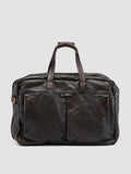 HELMET 056 - Brown Leather Travel Bag