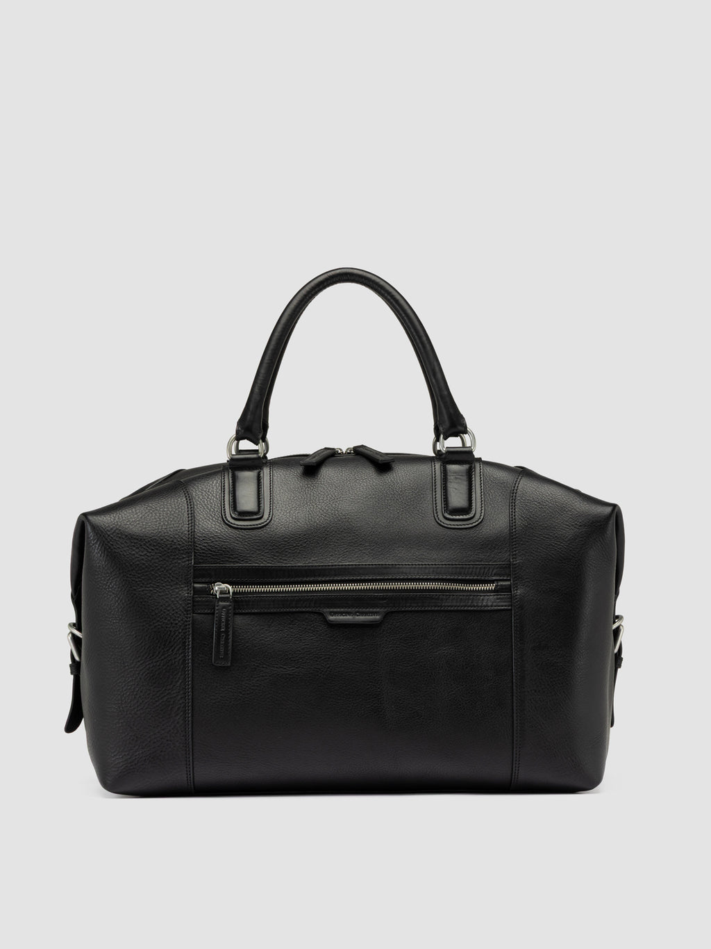 JULES 006 - Black Leather Travel Bag