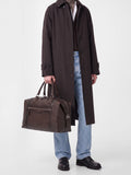 JULES 006 - Brown Leather Travel Bag