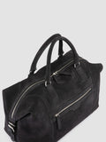 JULES 006 - Black Suede Travel Bag - image OCBJULE06LIGC3G101TU0 - 3