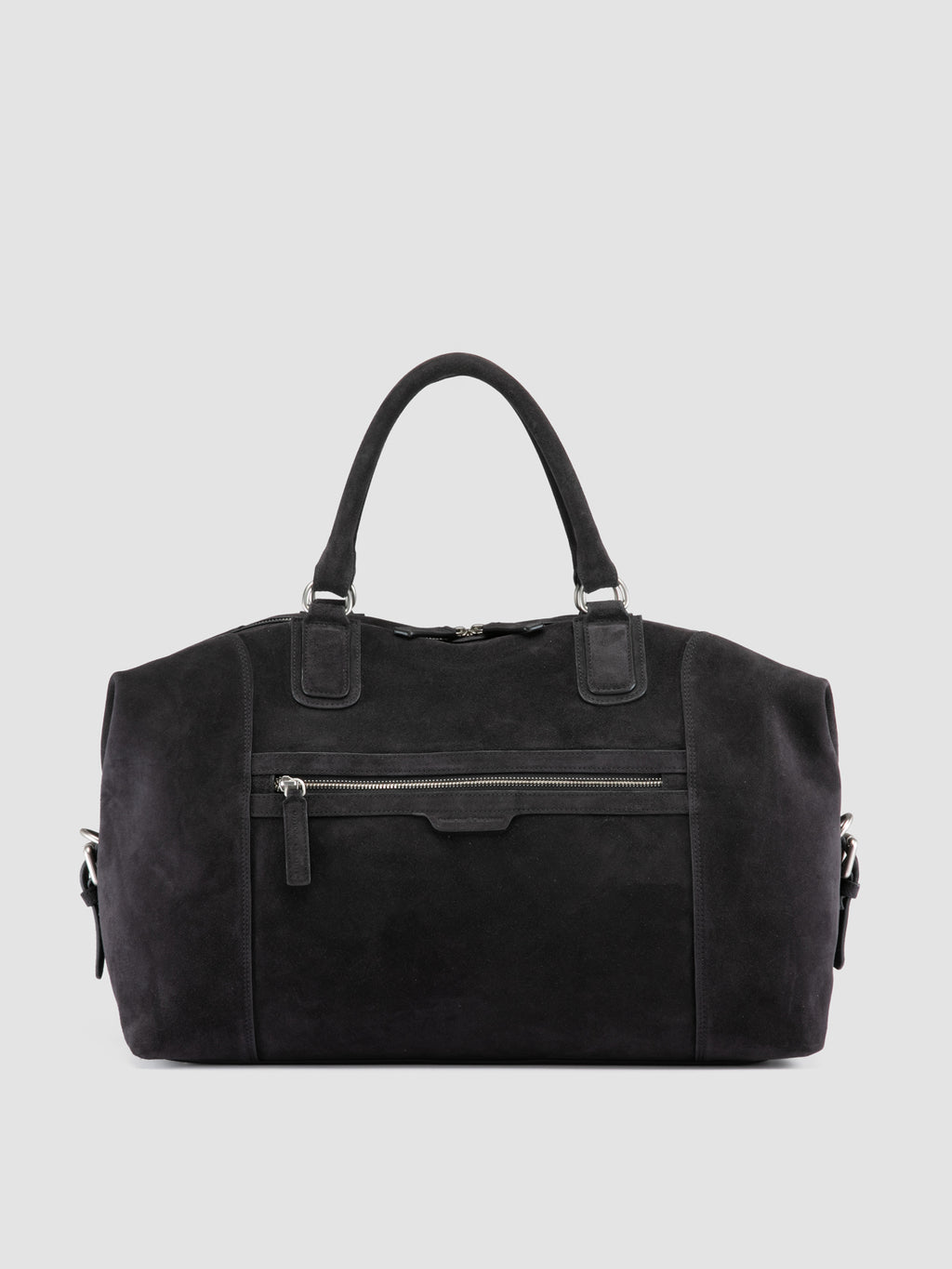 JULES 006 - Black Suede Travel Bag - image OCBJULE06LIGC3G101TU0 - 4