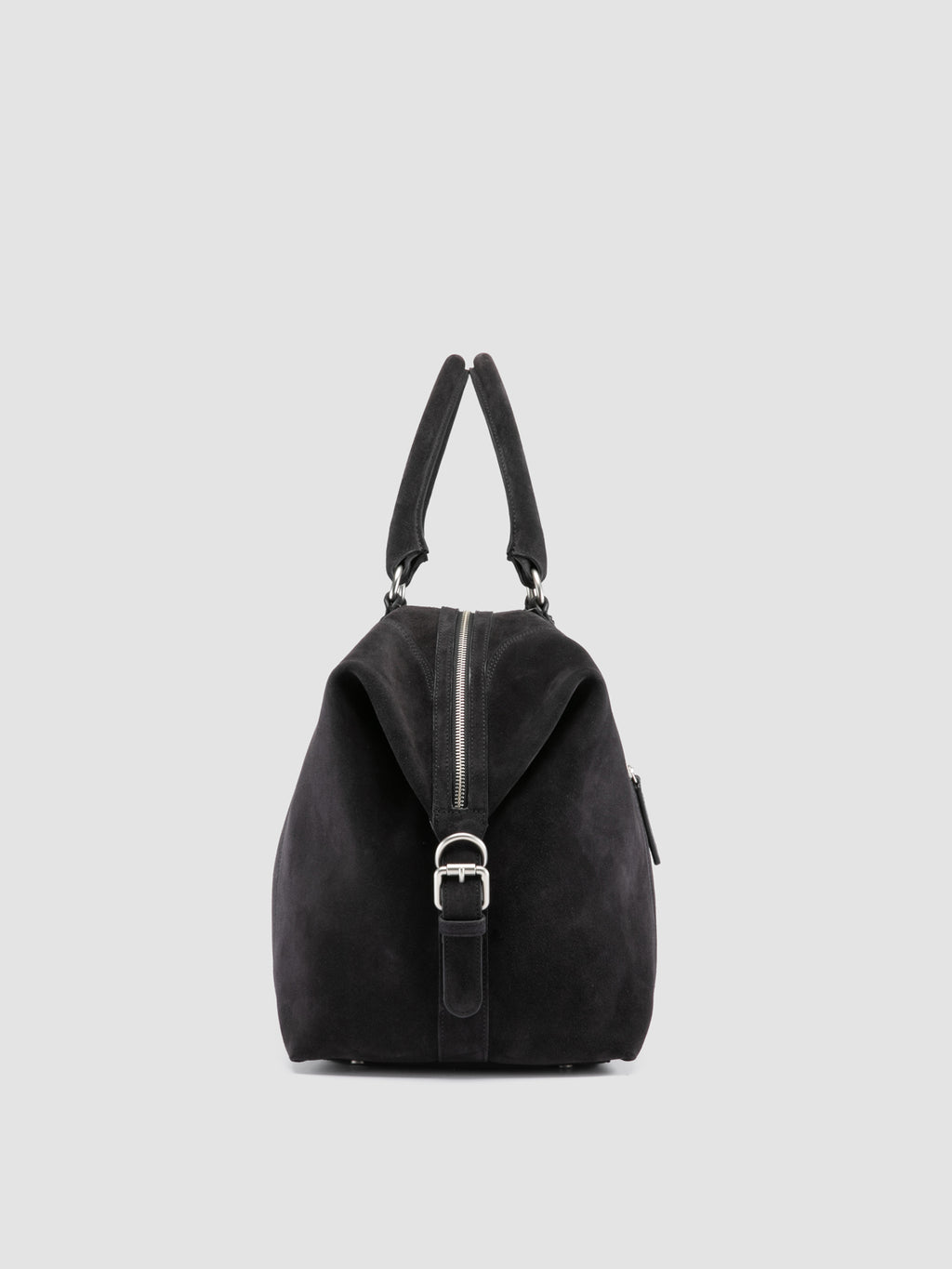 JULES 006 - Black Suede Travel Bag - image OCBJULE06LIGC3G101TU0 - 5