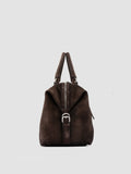 JULES 006 - Brown Suede Travel Bag