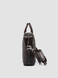 JULES 007 - Brown Leather Briefcase