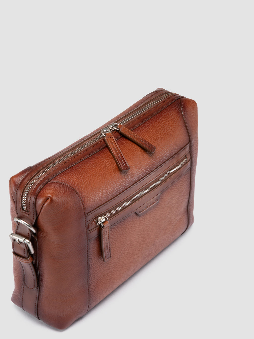 JULES 009 - Brown  Leather Briefcase