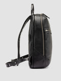 JULES 012 - Black Leather Backpack