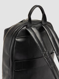JULES 012 - Black Leather Backpack