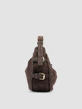 JULIE 016 - Brown Suede Shoulder Bag