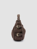 JULIE 016 - Brown Suede Shoulder Bag