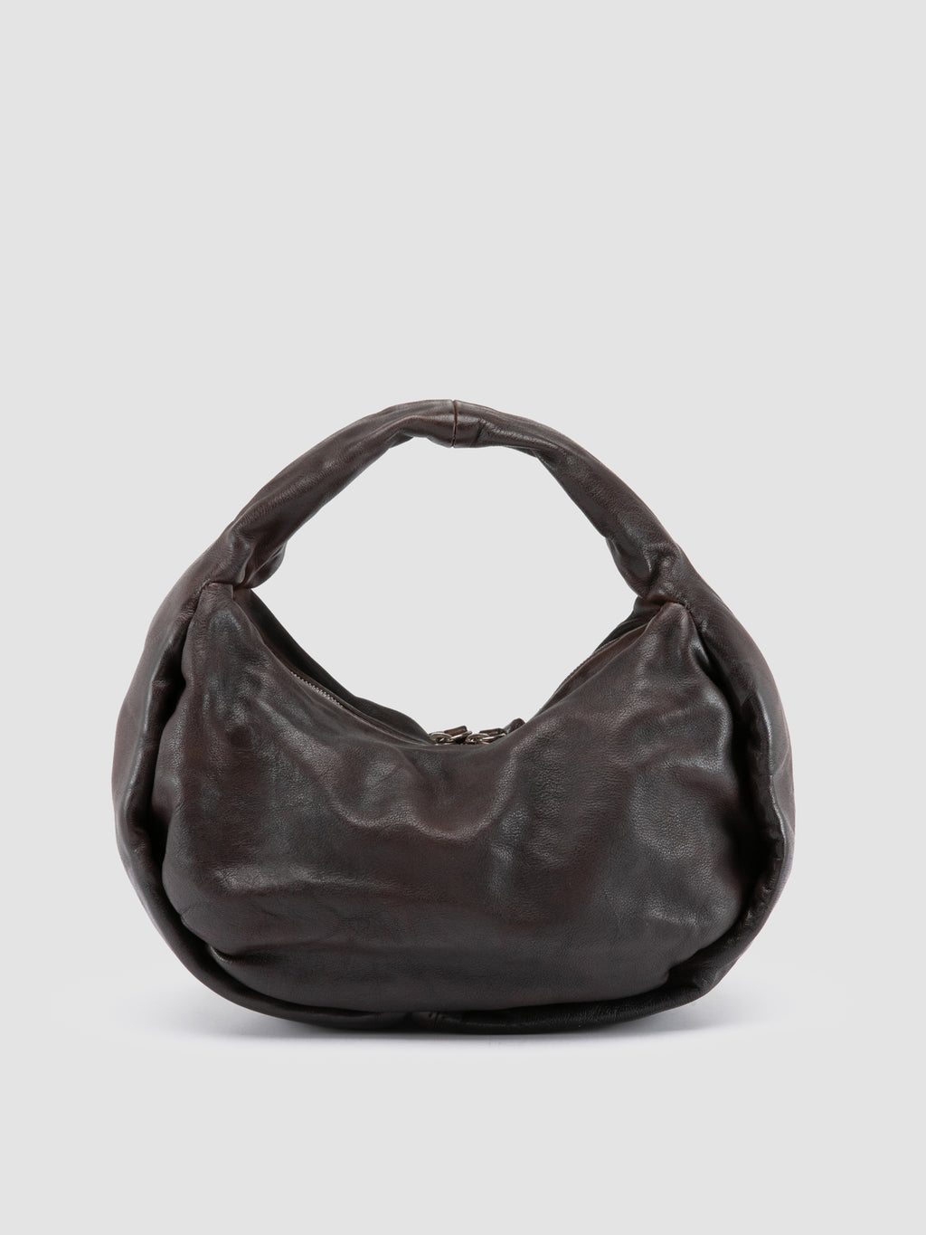 BOLINA 044 - Braune Schultertasche aus Leder