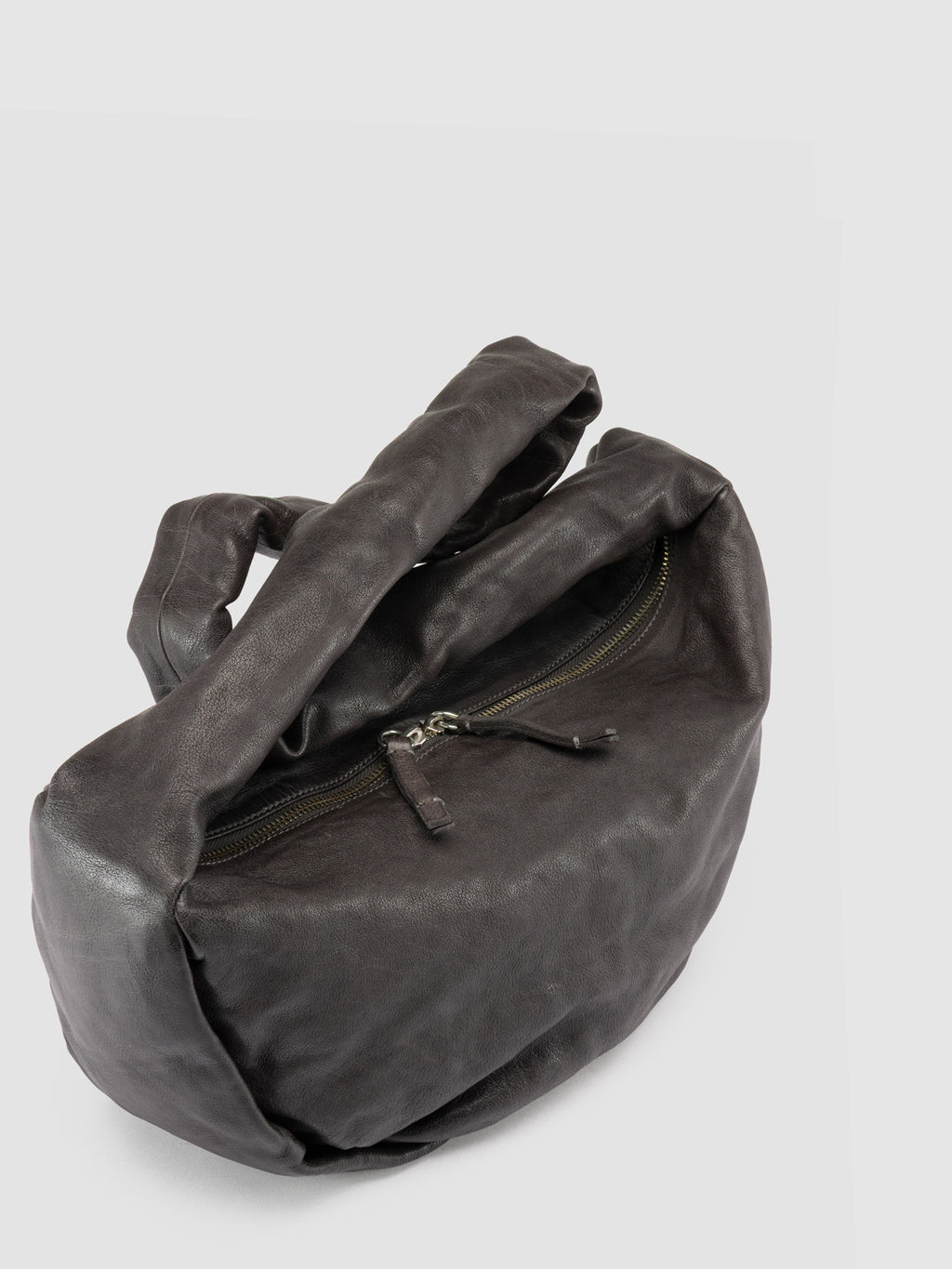 BOLINA 046 - Grey Leather Crossbody Bag
