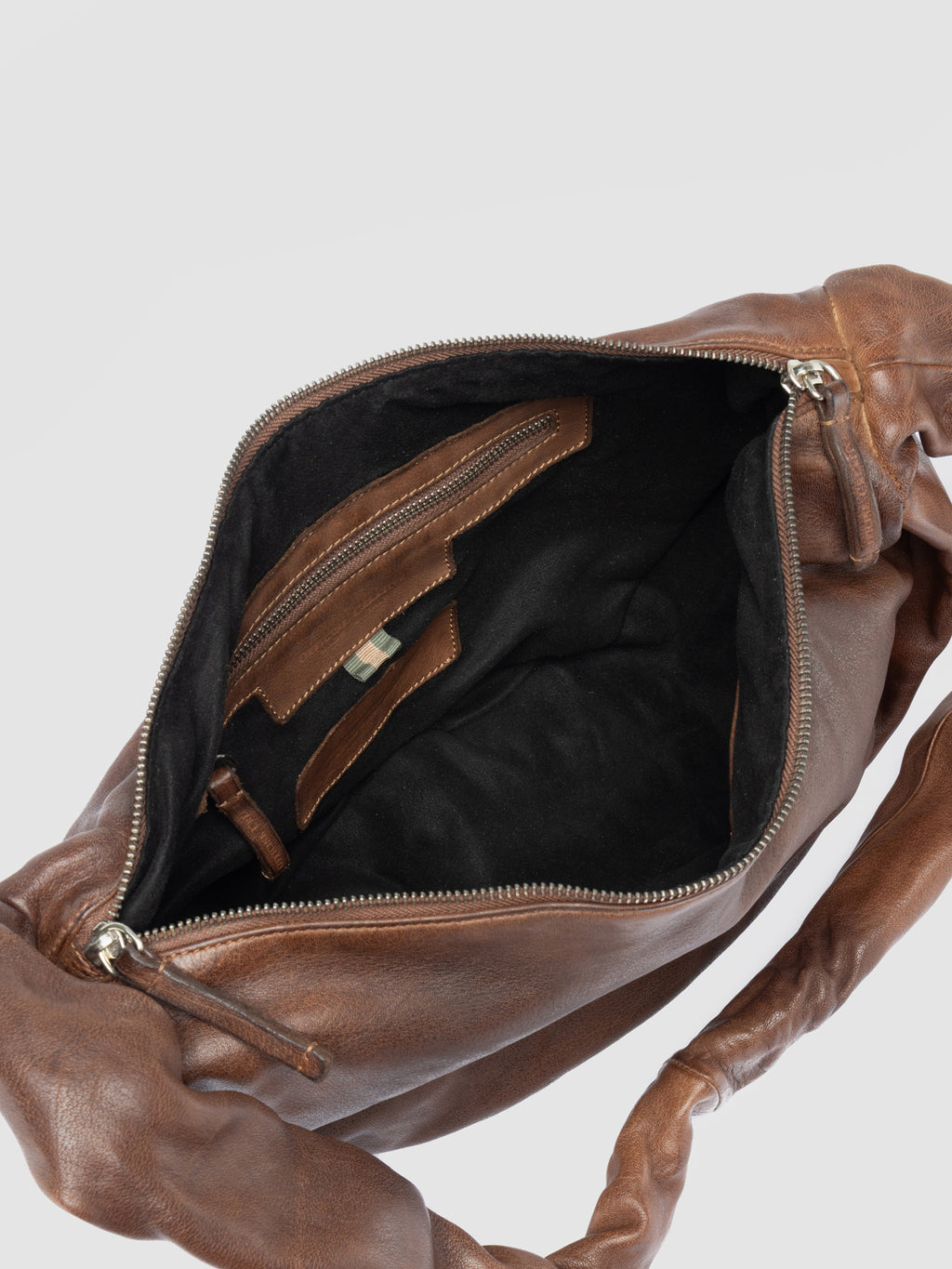 BOLINA 046 - Brown Leather Crossbody Bag