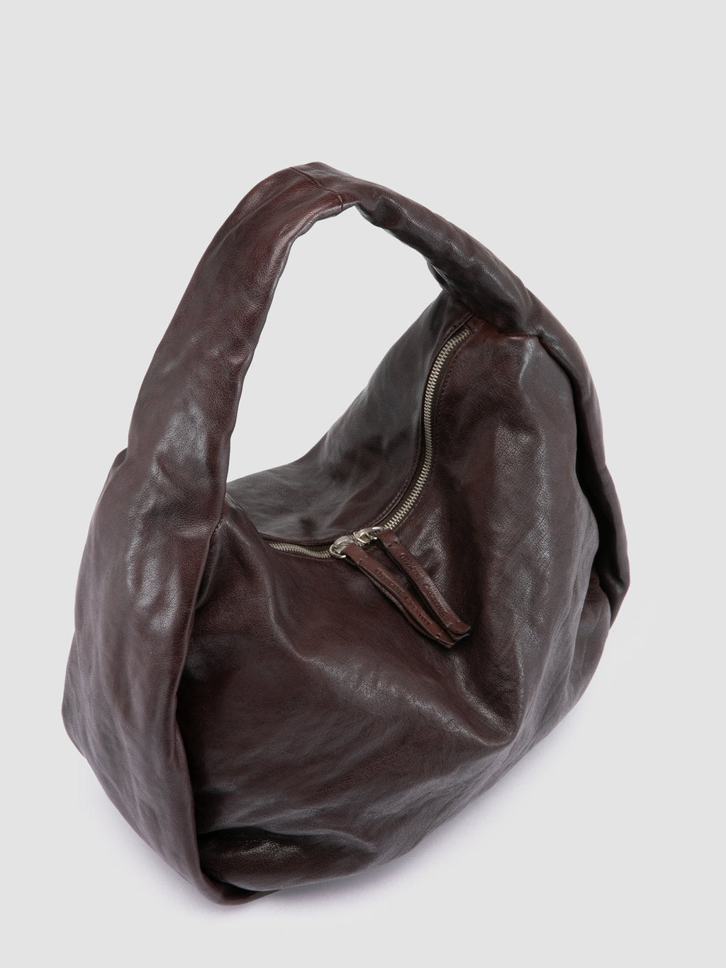 BOLINA 048 - Brown Leather Shoulder Bag - image OCBKNOT48IGNISE663TU0 - 3