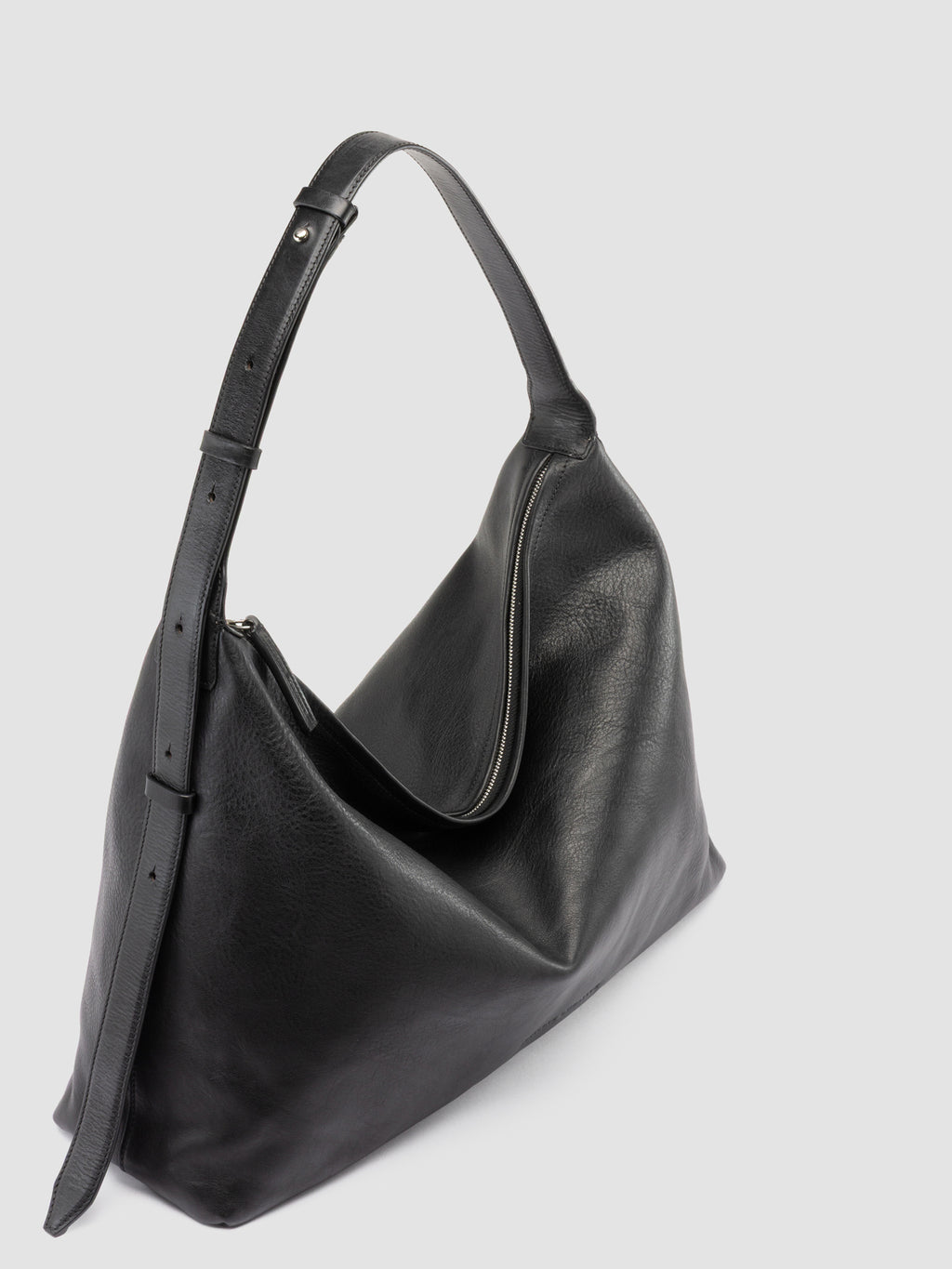 MADERNA 002 - Black Leather Shoulder Bag - image OCBMAD002ETRU21000TU0 - 3