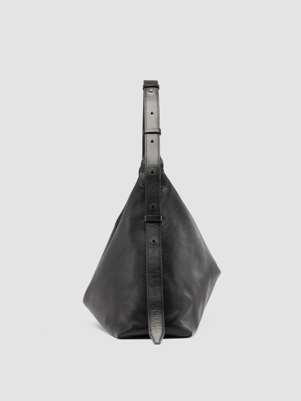 MADERNA 002 - Black Leather Shoulder Bag - image OCBMAD002ETRU21000TU0 - 4